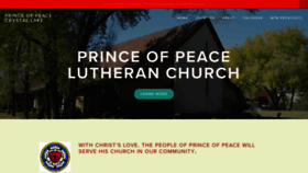 What Prince-of-peace.org website looked like in 2019 (4 years ago)