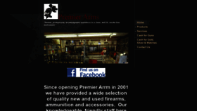 What Premierarms.com website looked like in 2019 (4 years ago)