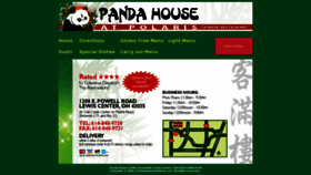 What Pandahousepolaris.com website looked like in 2019 (4 years ago)