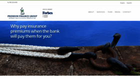 What Premiumfinancegroup.com website looked like in 2019 (4 years ago)