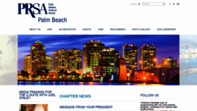 What Prsapalmbeach.org website looked like in 2019 (5 years ago)