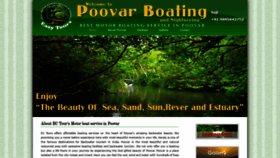 What Poovarboating.com website looked like in 2019 (4 years ago)