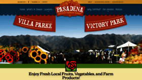 What Pasadenafarmersmarket.org website looked like in 2019 (4 years ago)