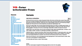 What Partner-krebserkrankter-frauen.de website looked like in 2019 (4 years ago)