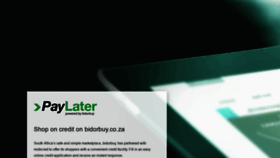 What Paylater.co.za website looked like in 2019 (4 years ago)