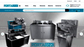 What Portable-sink.com website looked like in 2019 (4 years ago)