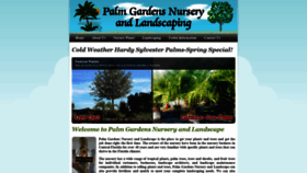 What Palmgardennursery.com website looked like in 2019 (4 years ago)