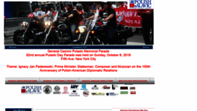 What Pulaskiparade.org website looked like in 2019 (4 years ago)