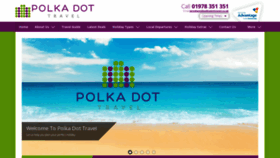 What Polkadottravel.co.uk website looked like in 2019 (4 years ago)