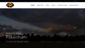 What Pakenhamfc.com.au website looked like in 2019 (4 years ago)
