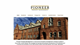 What Pioneermanaged.com website looked like in 2019 (4 years ago)