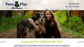 What Pawsandplaymidland.com website looked like in 2019 (4 years ago)