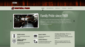 What Pianomontreal.com website looked like in 2019 (4 years ago)