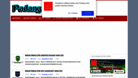 What Padangjobs.id website looked like in 2019 (4 years ago)