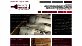 What Privatereservesltd.com website looked like in 2019 (4 years ago)