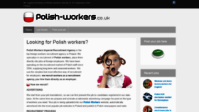 What Polish-workers.co.uk website looked like in 2019 (4 years ago)