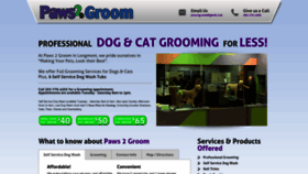 What Paws2groom.com website looked like in 2019 (4 years ago)