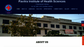 What Pavitrainstitute.com website looked like in 2019 (4 years ago)