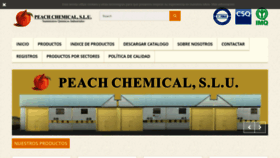 What Peach-chemical.com website looked like in 2019 (4 years ago)