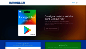 What Playcodigos.club website looked like in 2019 (4 years ago)