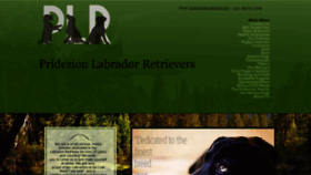 What Pridezionlabradors.com website looked like in 2019 (4 years ago)