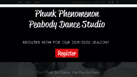 What Phunkpeabody.com website looked like in 2019 (4 years ago)