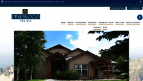 What Pinewoodvillageapartmenthomes.com website looked like in 2019 (4 years ago)
