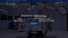 What Primismedical.com website looked like in 2019 (4 years ago)
