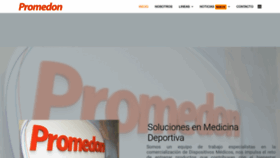 What Promedonperu.com website looked like in 2019 (4 years ago)