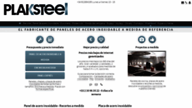 What Plaksteel.es website looked like in 2019 (4 years ago)
