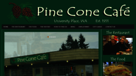 What Pineconecafe.net website looked like in 2019 (4 years ago)