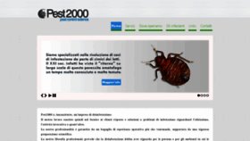 What Pest2000.it website looked like in 2019 (4 years ago)