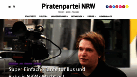 What Piratenpartei-nrw.de website looked like in 2019 (4 years ago)