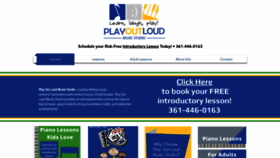 What Playoutloudmusic.com website looked like in 2019 (4 years ago)