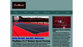 What Playmakercourts.com website looked like in 2019 (4 years ago)