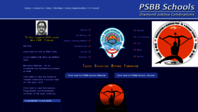 What Psbbschools.ac.in website looked like in 2019 (4 years ago)