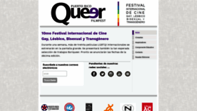 What Puertoricoqueerfilmfest.com website looked like in 2019 (4 years ago)