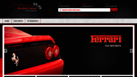 What Prosport-ferrari.com website looked like in 2019 (4 years ago)