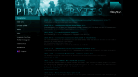 What Piranha-bytes.com website looked like in 2019 (5 years ago)