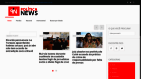What Politicanews.com.br website looked like in 2019 (4 years ago)