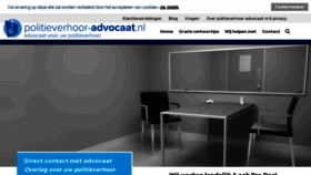 What Politieverhoor-advocaat.nl website looked like in 2019 (4 years ago)