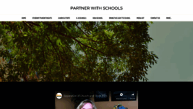 What Partnerwithschools.org website looked like in 2019 (4 years ago)