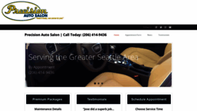 What Precisionautosalon.com website looked like in 2019 (4 years ago)
