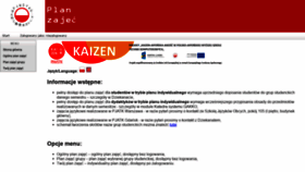 What Planzajec.pjwstk.edu.pl website looked like in 2019 (4 years ago)