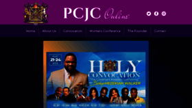 What Pcjconline.org website looked like in 2019 (4 years ago)
