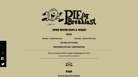 What Pieforbreakfastpittsburgh.com website looked like in 2019 (4 years ago)