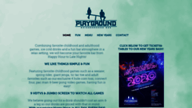 What Playgrounduptown.com website looked like in 2019 (4 years ago)