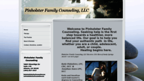 What Pinholsterfamilycounseling.com website looked like in 2019 (4 years ago)