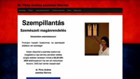 What Pirosandrea.hu website looked like in 2019 (4 years ago)
