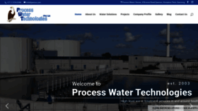 What Processwatertechnologies.co.za website looked like in 2019 (4 years ago)